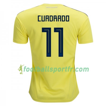 Tenue Colombie Cuadrado 11 Domicile Coupe du monde 2018 Maillot de Foot